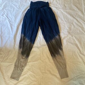 Young Fabulous and Broke Fold over Tie Dye Sweatpants